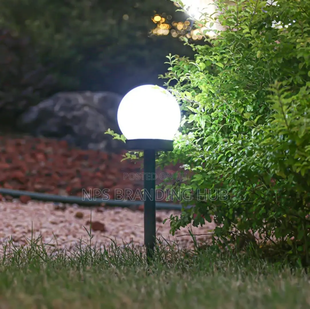 3pcs Waterproof Led Ball Light Lamp Solar Power (N.Y.O