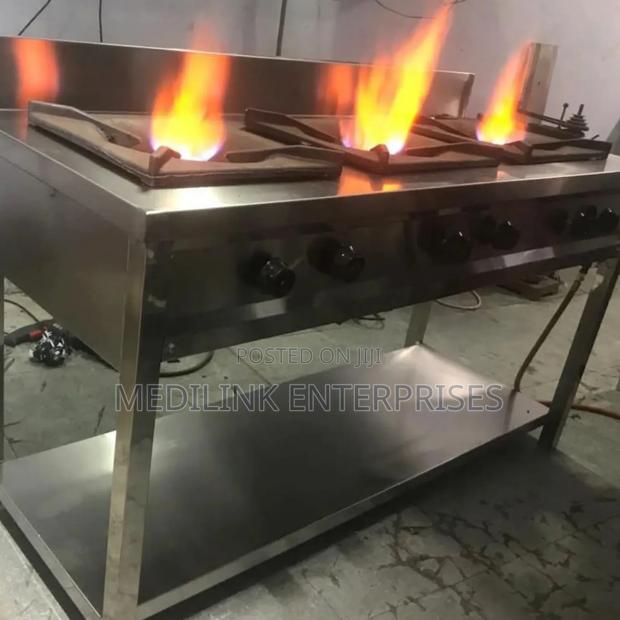 Modern Cast Grills 3-Burner Stainless Cookers