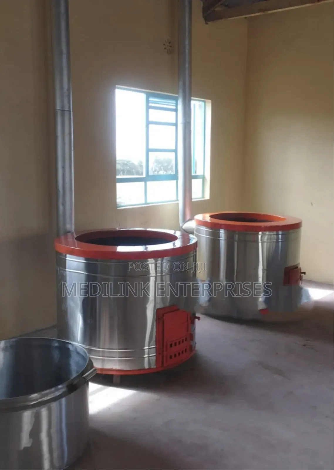 Stainless Clay Walled Commercial Kitchen 100 Litres Boiler+Installtn