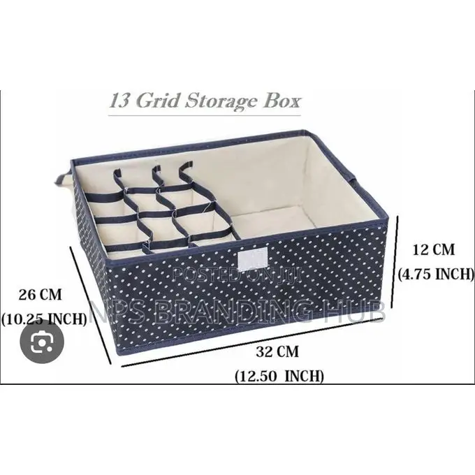 Foldable 13 Grid Under Garment Organizer (N.Y.O