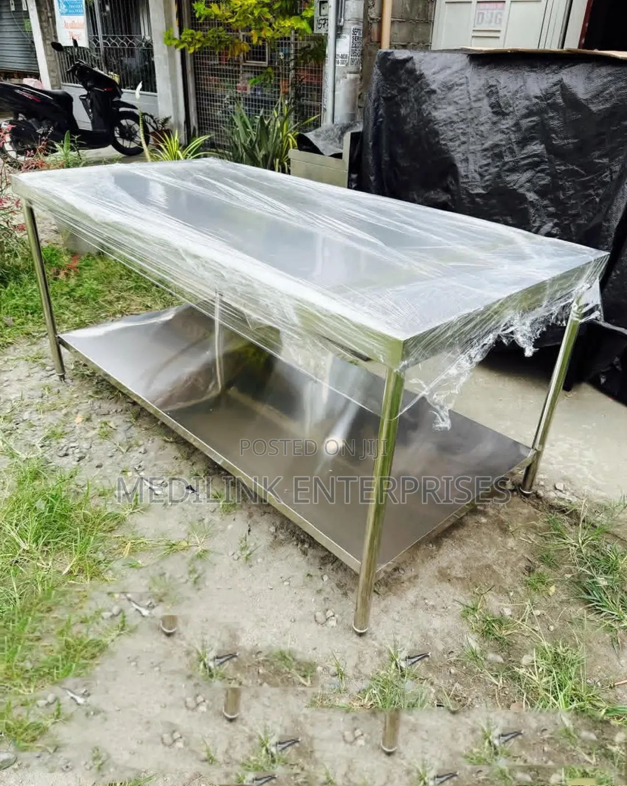 Bahagia Ss304 Stainless Steel Customized Working Tables 3*7ft