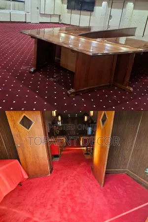 Maroon Dotted and Plain Red High Traction Wall to Wall Carpets