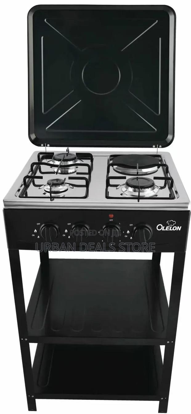 Olelon 3+1 Standing Cooker With Shelves