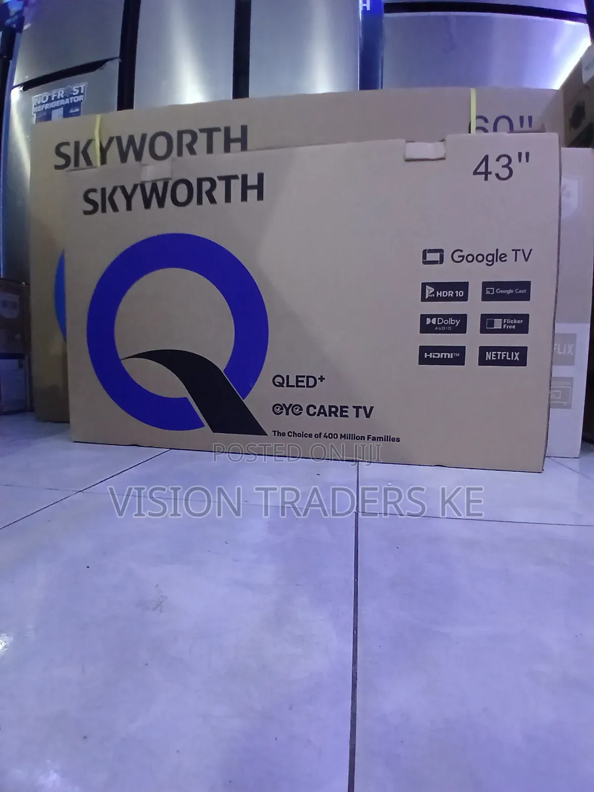 Skyworth 43q5 43" Inches Smart Android Qled Tv HDR 10 Google Tv