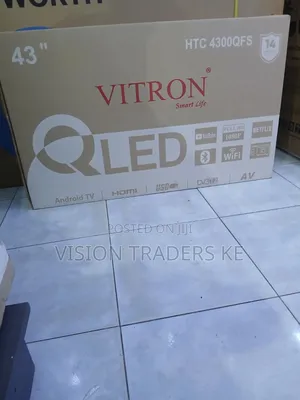 Vitron 43′′ 4300qfs Smart Qled Frameless FHD Tv With Bluetooth,Youtube
