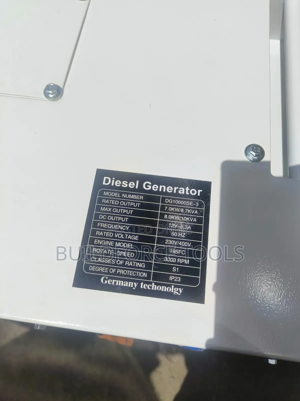 Heavy Duty Silent Diesel Pulsar Generator