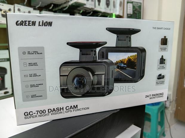 This Green Lion Gc-700 Dash Cam Features Front and 1080p Rear. - thumbnail 3