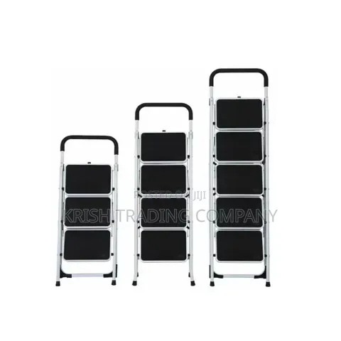 White Step Ladder 2/3/4/5/6 Steps Foldable Heavy Duty