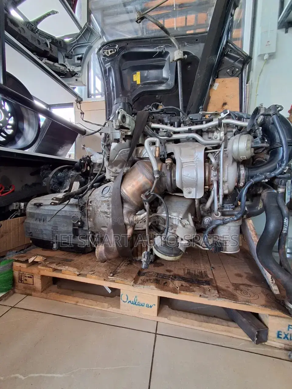 Mercedes C200,W205 Complete Engine +Transmission