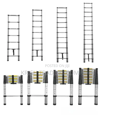 Telescopic Ladder 3.2m/3.8m/4.1m/4.4m/5.4m/6.2m Heavy Duty