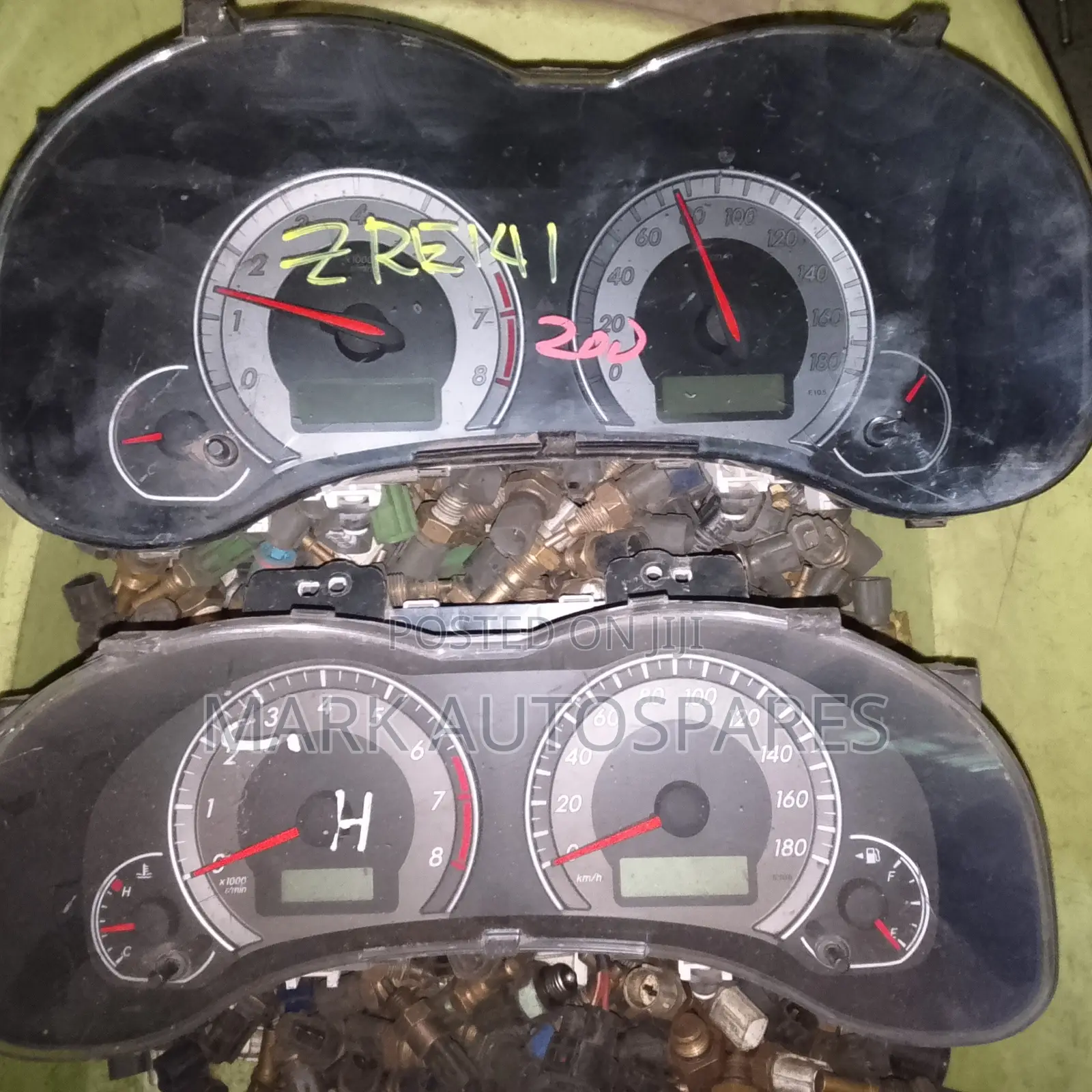 Toyota Axio Clock Speedometers
