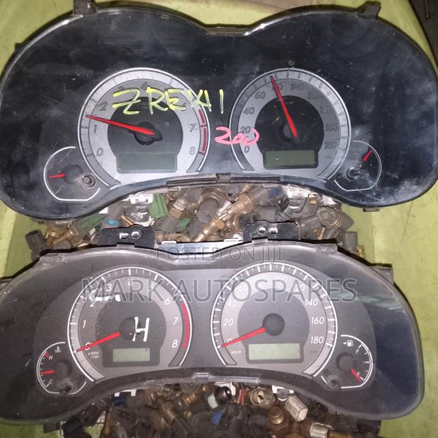 Toyota Axio Clock Speedometers