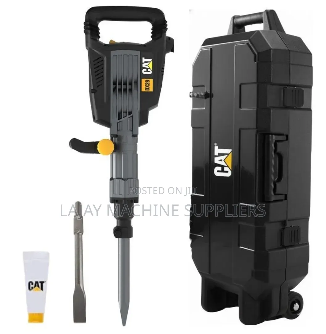 Caterpillar Cat Dx29 Heavy-Duty Demolition Hammer With a 1750w
