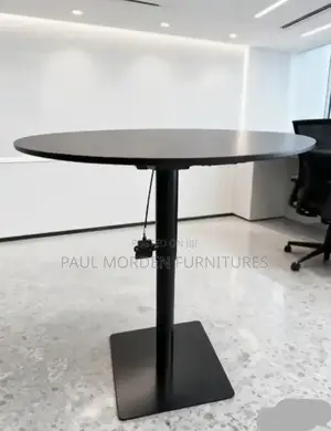 Round Black Dining Table