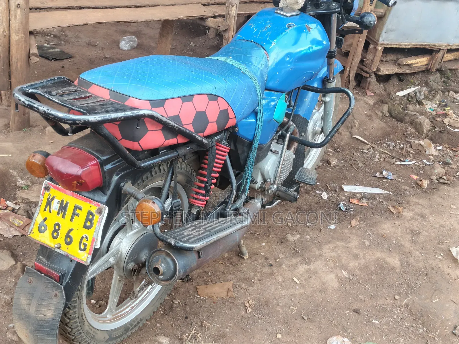 TVS HLX Plus ES 2019 Blue