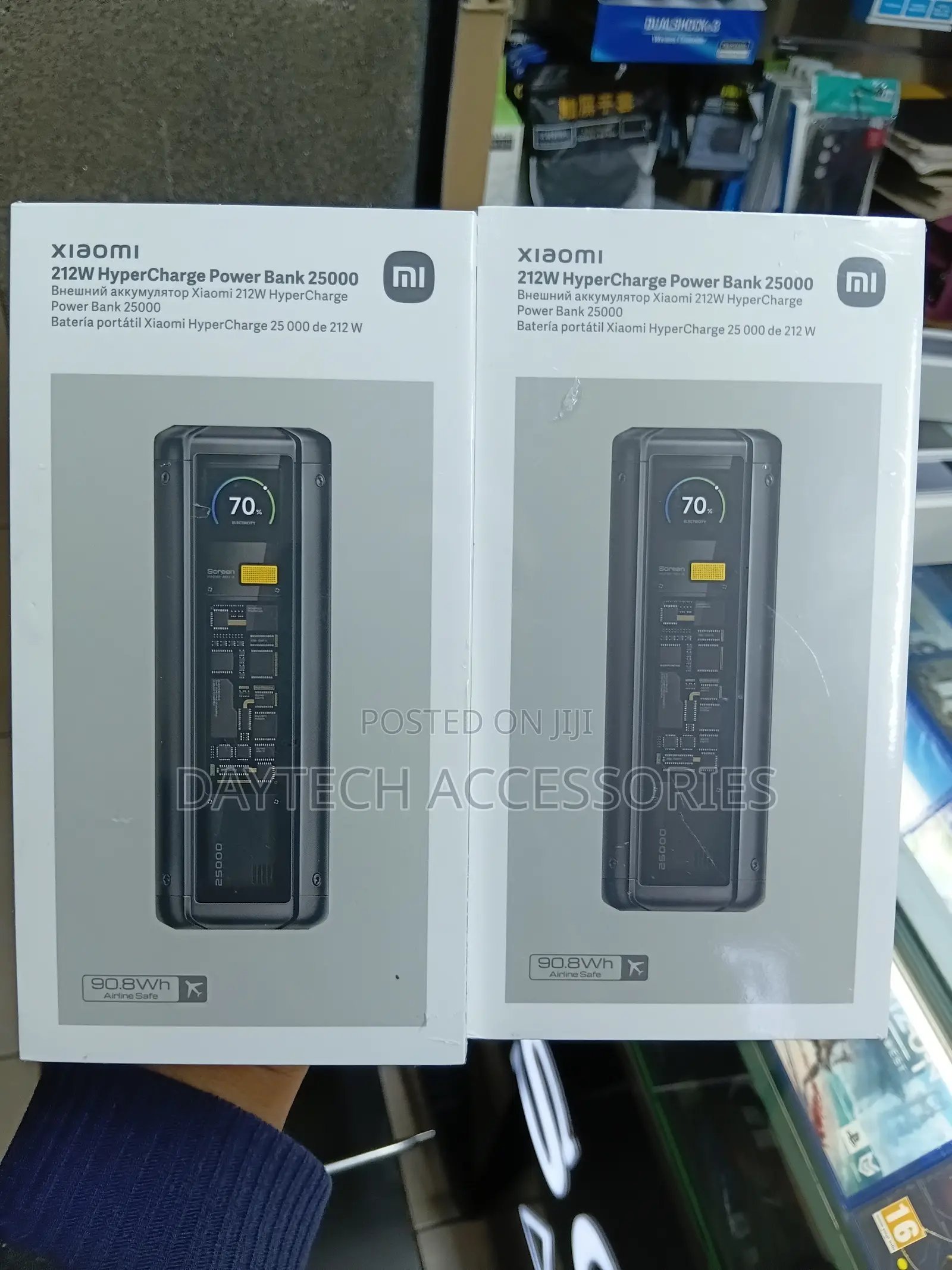 Xiaomi 212w Hypercharge Power Bank 25000mah With Smart Display.