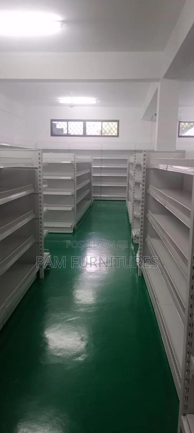 Spacious Metalic Shelves
