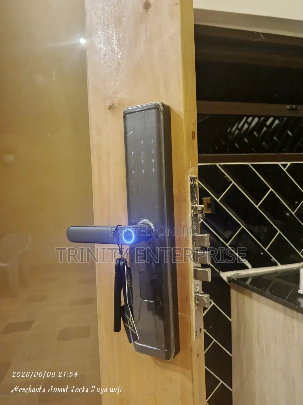 Smart Lock Tuya Wifi Fingerprint Smartlock Digital Password Cards