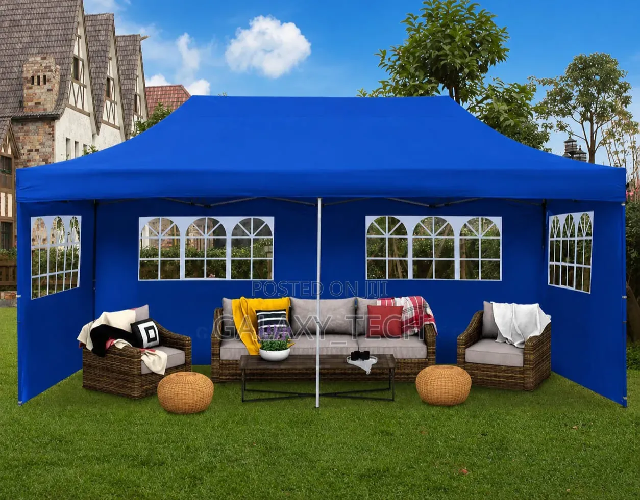 Canopy Tent Gazebo With Windows 3 by 6 MTRS