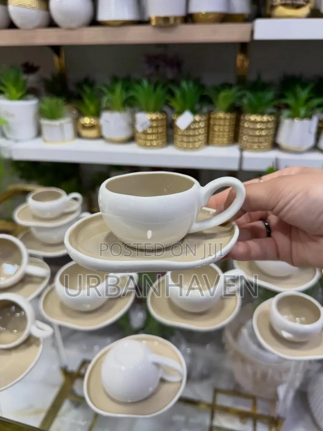 12pcs Premium Porcelain Cup Cup Saucer