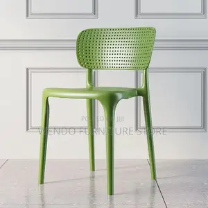 Dining Chairs; Armless Plastic Home Seats