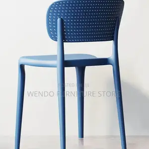 Dining Chairs; Armless Plastic Home Seats