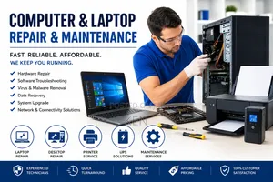 Repairs and Maintenance for Computers, Laptops, Printers Ups Systems