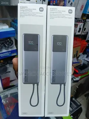Xiaomi 165w 10000mah (Integrated Cable) Power Bank.