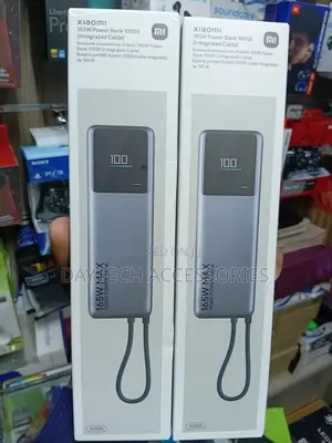 Xiaomi 165w Power Bank 10000 Mah Integrated Cable Usb-C Gray Bhr9361gl