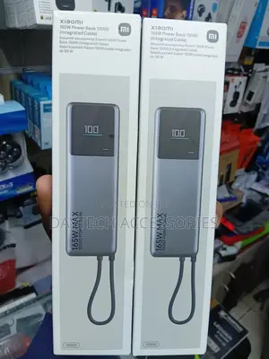Xiaomi 165w Power Bank 10000 Mah Integrated Cable Usb-C Gray Bhr9361gl