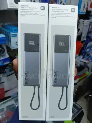 Xiaomi 165w Power Bank 10000 Mah Integrated Cable Usb-C Gray Bhr9361gl