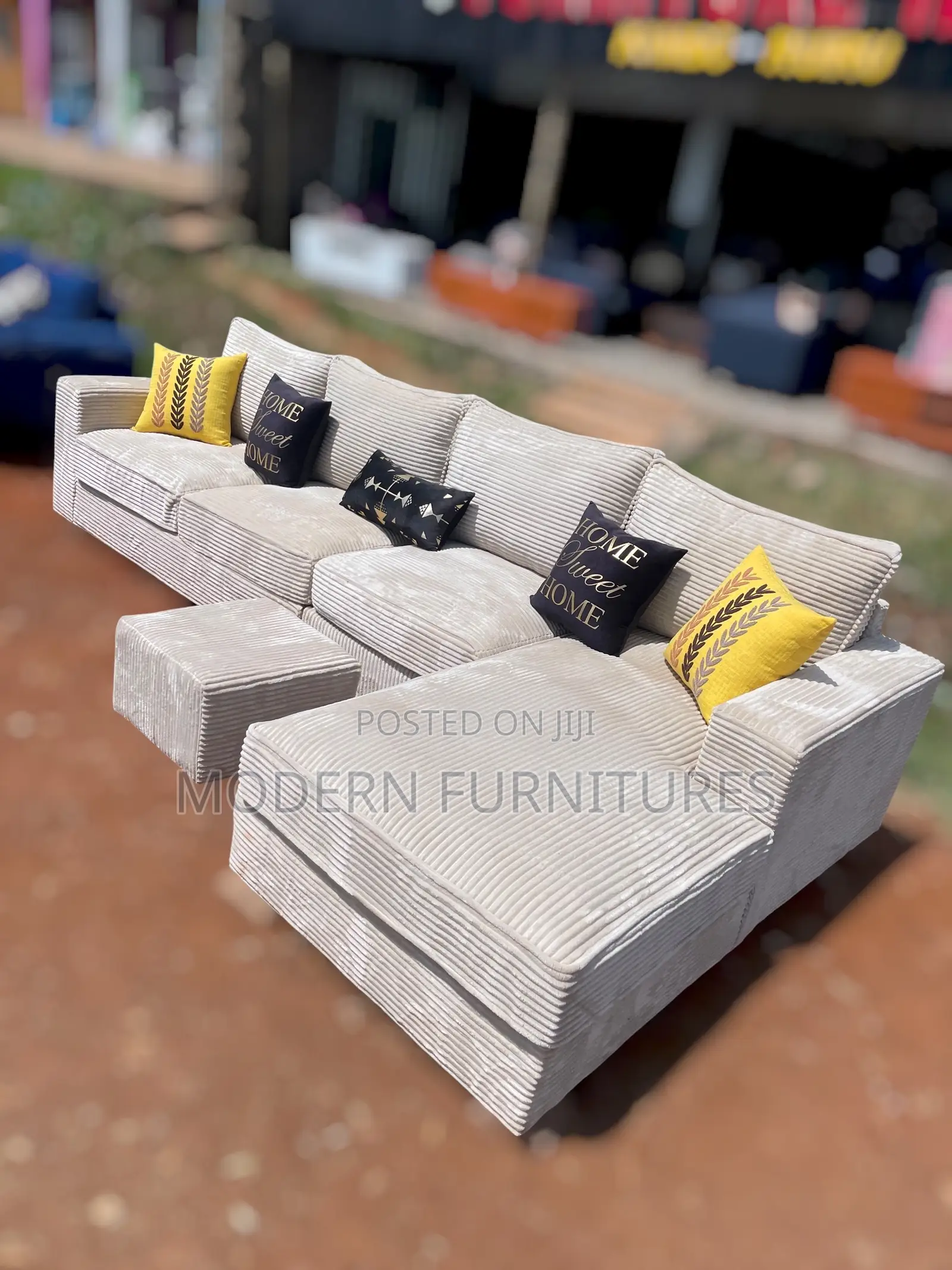 Prism Plush 7 Seater L Sofa/L Shaped Sofa/L Sofa