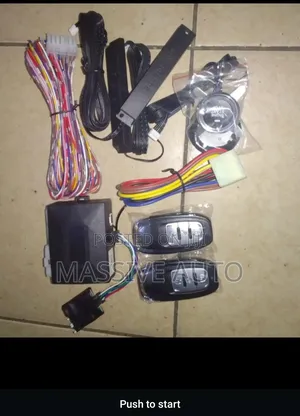 Push to Start Car Alarm System/ Key Less Enter Alarm