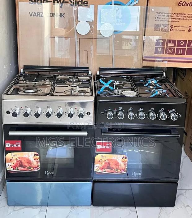 Turkey Roch Silver 60×60 Standing 3+1 Cooker With Electric - main view
