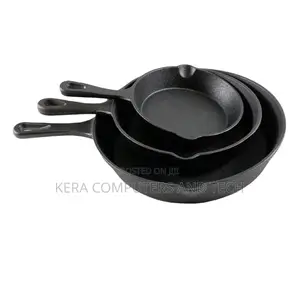 3pcs Non-Stick Cast Iron Pan Set