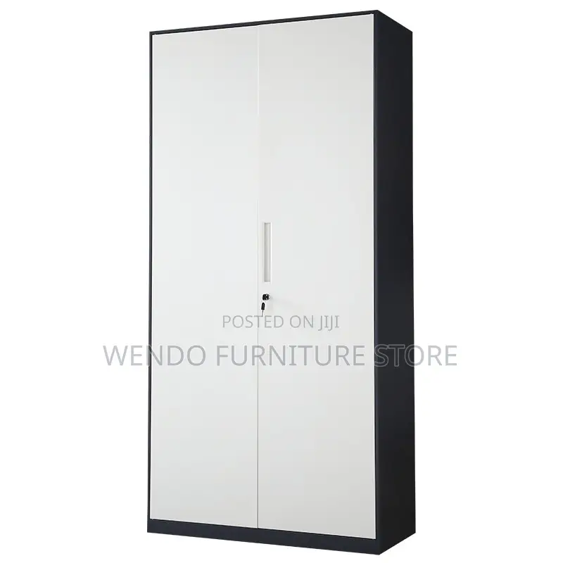 Office Cabinet; Two Doors Steel Adjustable Shelves Cabinet