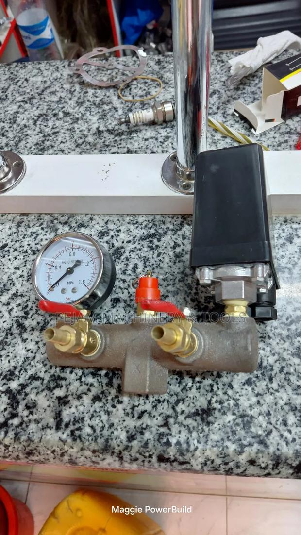 Air Compressor Pressure Regulator Plus Switch Kit