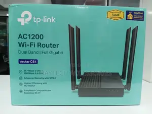 Tp Link Archer C64 Ac1200 Wireless Router - Black