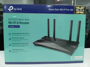 Tp-Link Smart Wifi 6 Router (Archer Ax10) – 4 Gigabit Lan Ports.