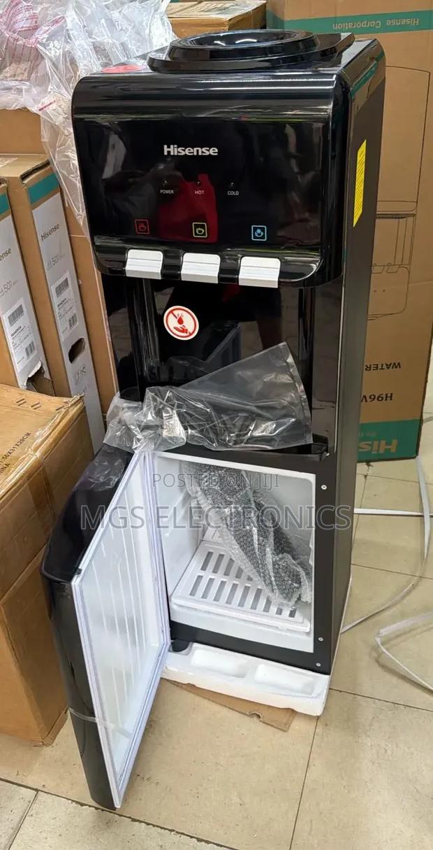 Hisense Silver 3taps Hot,Normal and Cold Dispenser With Compressor