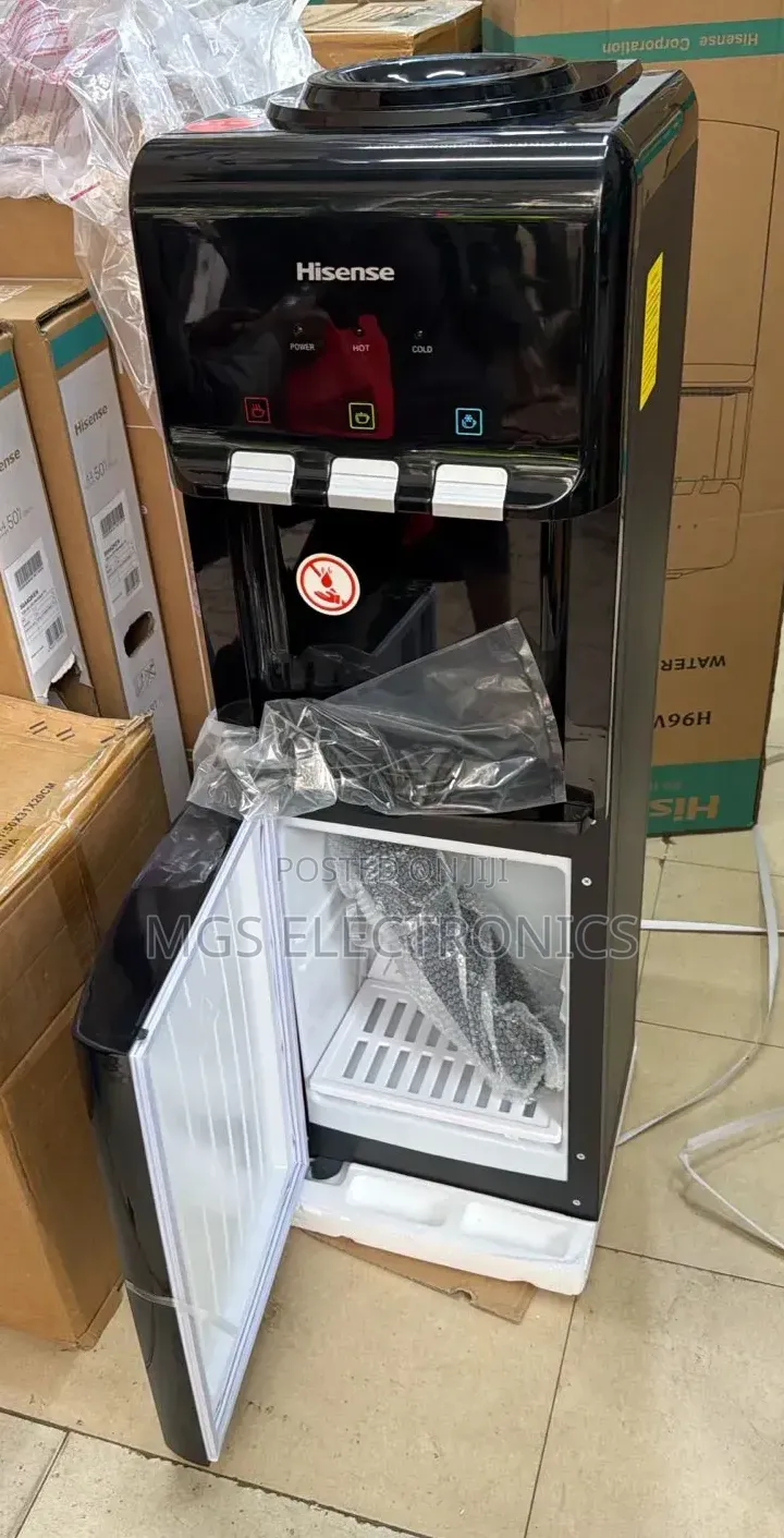 Hisense Silver 3taps Hot,Normal and Cold Dispenser With Compressor