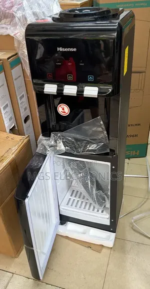 Hisense Black 3taps Hot,Normal and Cold Dispenser With Compressor