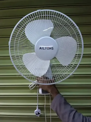 Ailyons 16-Inch Wall Mount Fan – 3-Speed Control, White