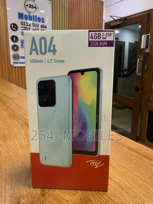 New Itel A04 32 GB Blue