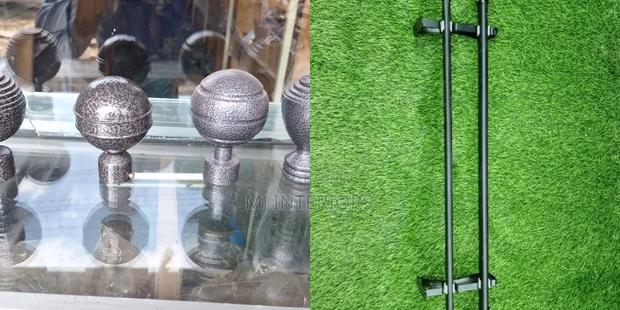 Strong Luxury Jua Kali Curtain Rods for Modern Home Interiors