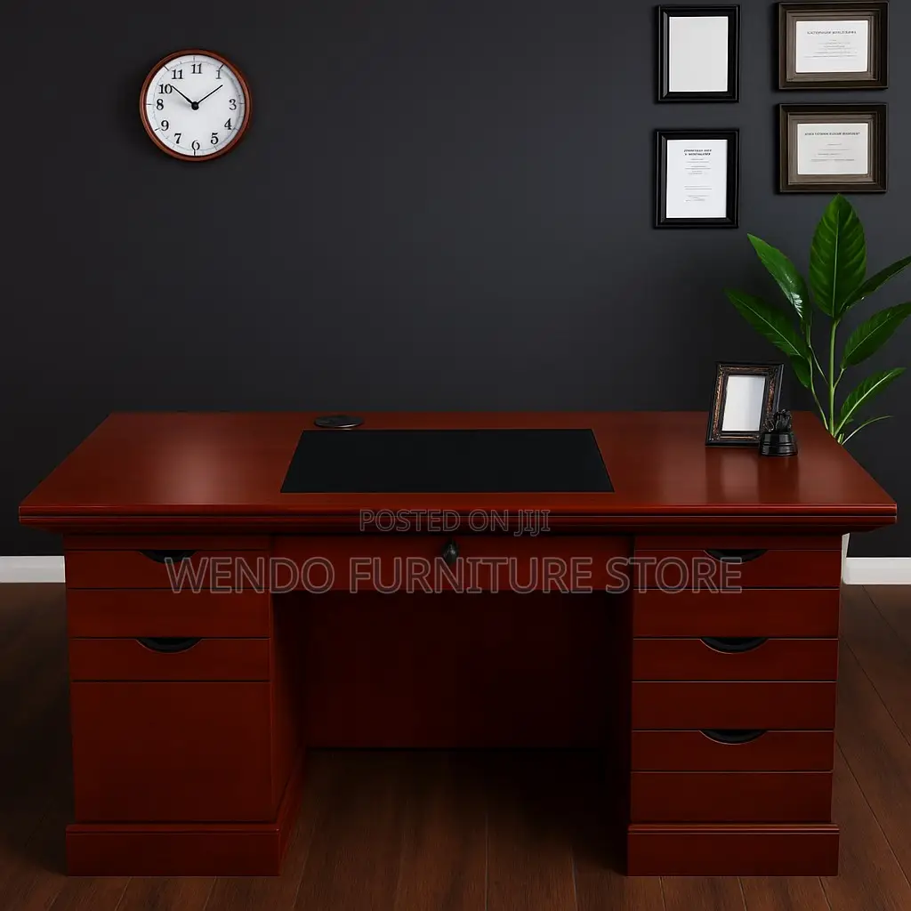 Office Desk; 1.2 Meters Executive Mahogany Desk