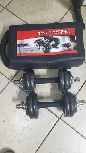 15kg Chrome Adjustable Dumbbell Set With Case