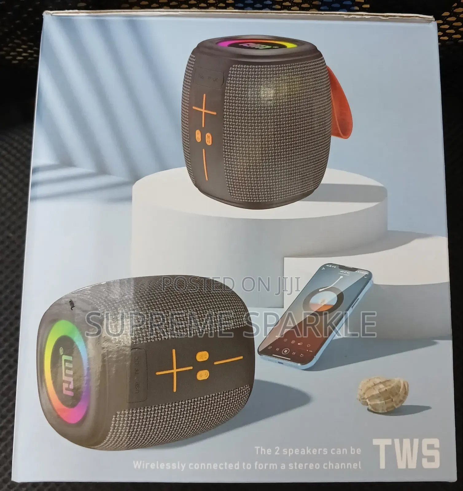 Hm-805,Wireless Speaker With RGB Led Lights.