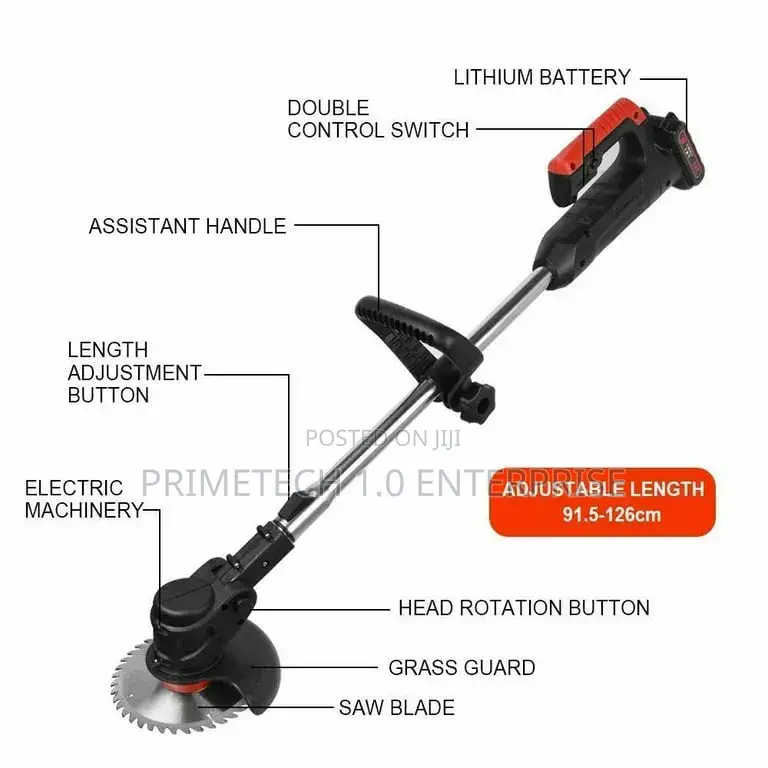 Lawn Lower Grass and Bush Cutter-Rechargeable With Two Batteries