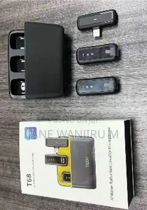T68 Professional Wireless Microphone Set With Charging Case